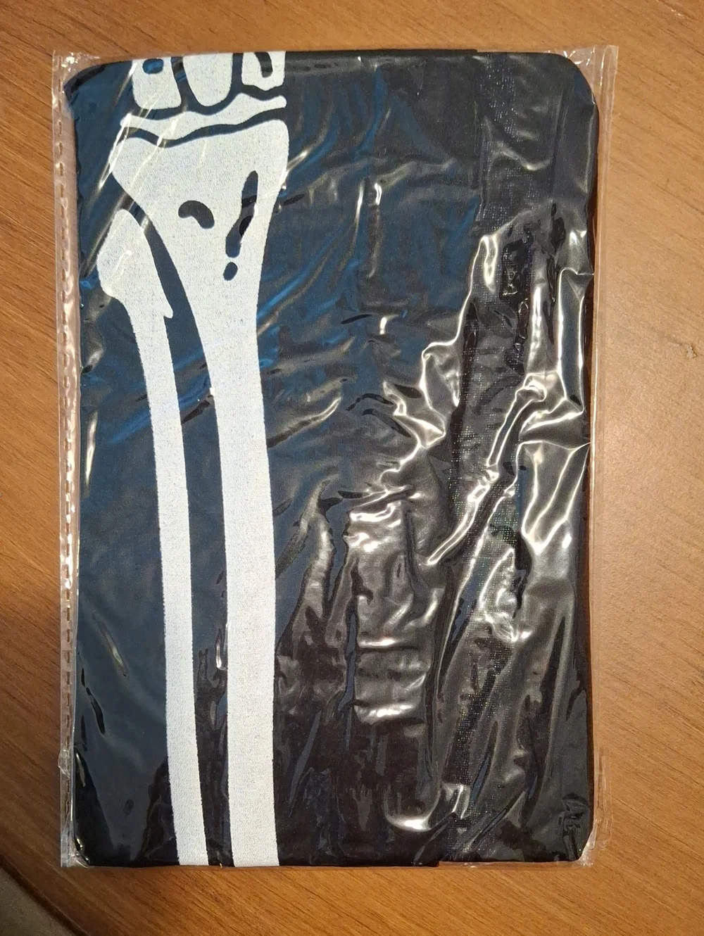 Black Skeleton Legs Thigh-High Socks